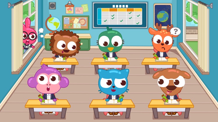 Papo Town School Life