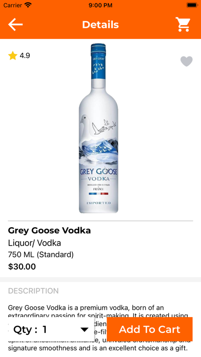 Austin Liquor Delivery Screenshot