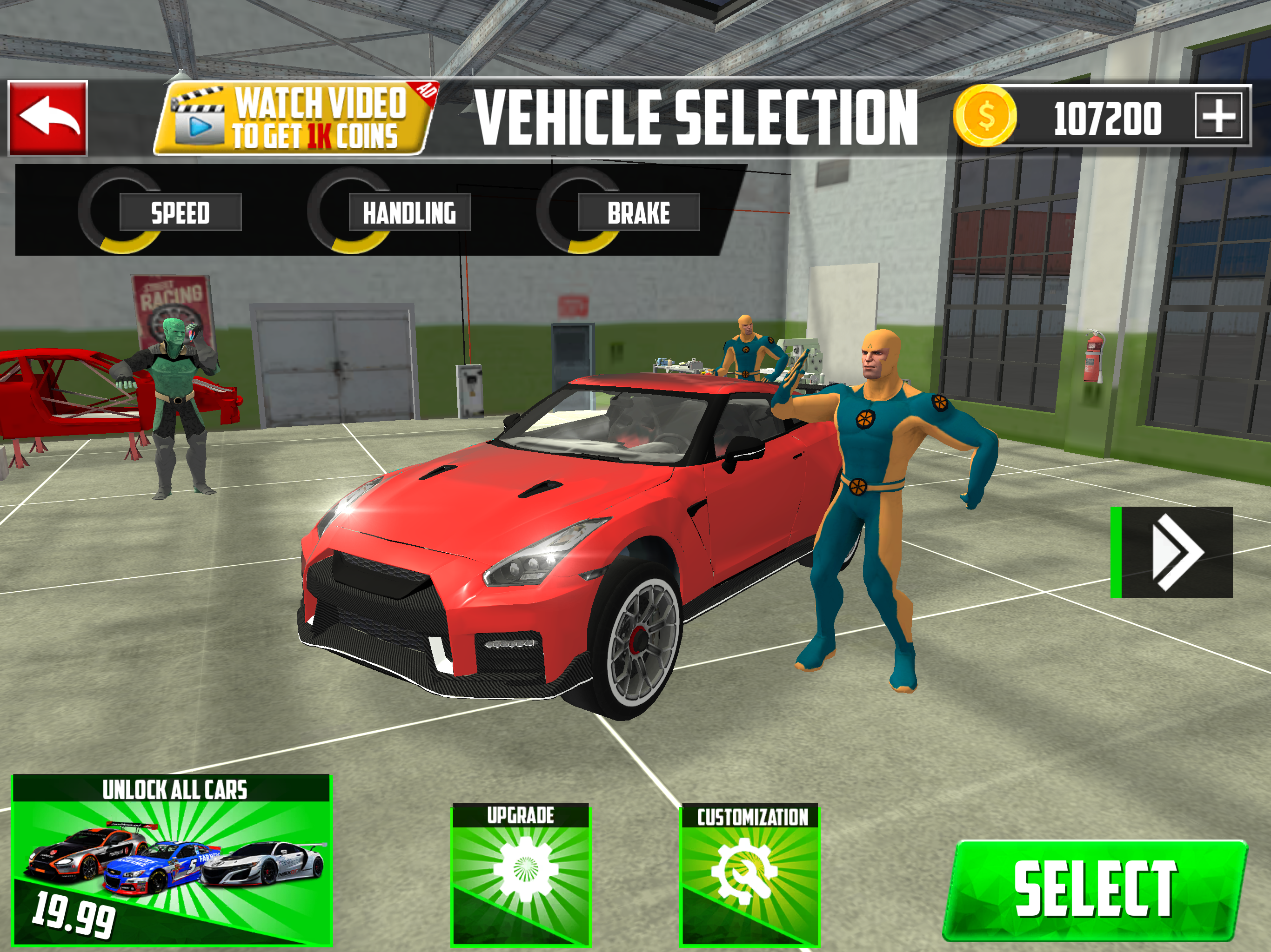 Muscle Car Mega Ramp Stunts