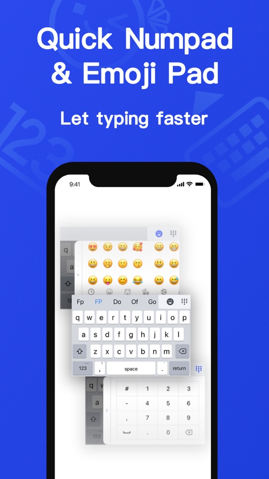 #2. FP Fonts-Emoji&Avatar keyboard (iOS) 由: Ofly Tech Co., Ltd.