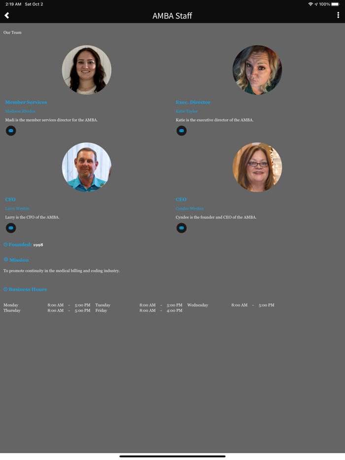 2021 AMBA National Conference