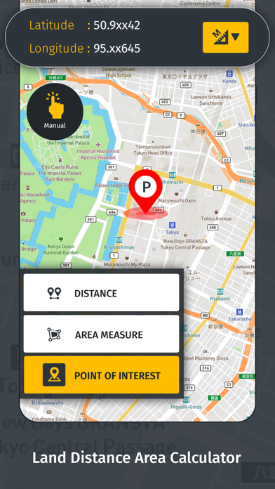 Land Distance Area Calculator Screenshot