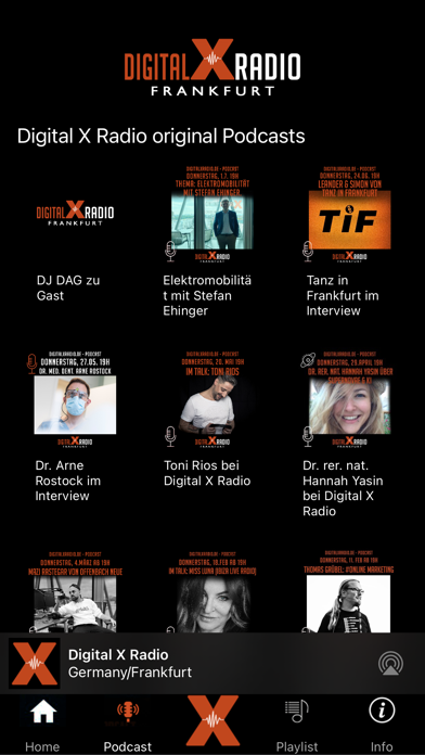 Digital X Radio Screenshot