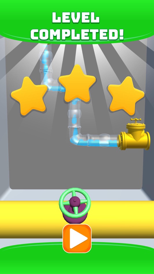 #4. Pipe Puzzle 3D (iOS) By: 3A YAPIM VE YAZILIM DANISMANLIK LIMITED SIRKETI