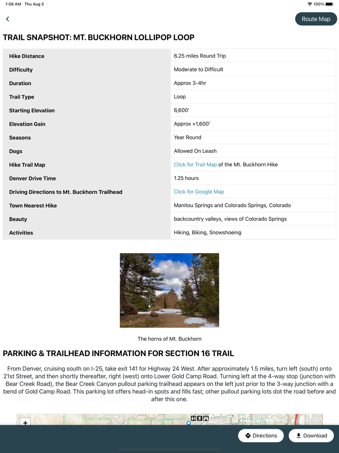 Day Hikes Near Denver