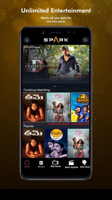 Spark OTT - Movies, Originals Screenshot