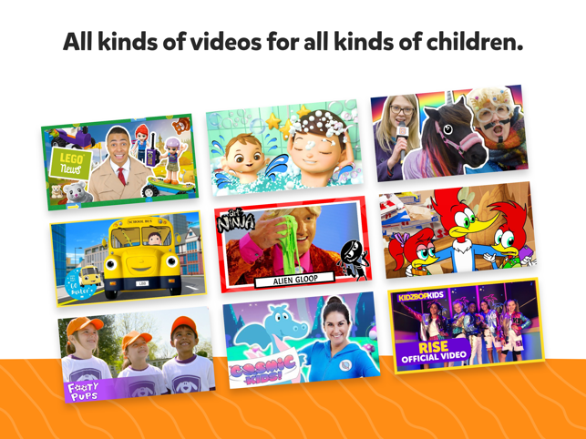 عکس صفحه YouTube Kids