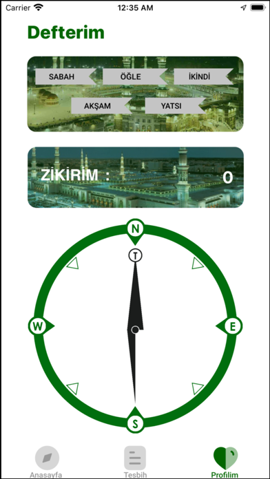 Zikirmatik-Namaz Takibi-Kıble Screenshot