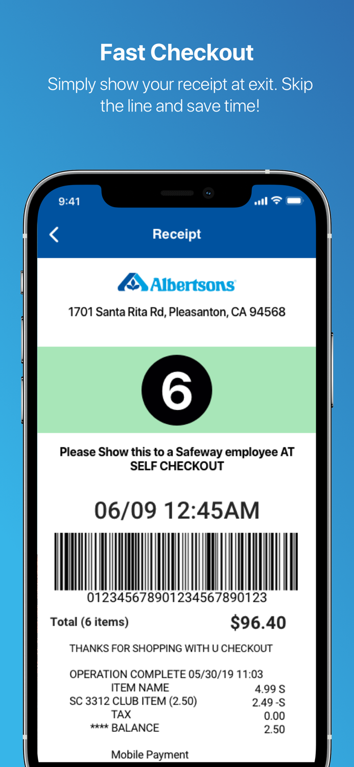 Albertsons ScanandPay