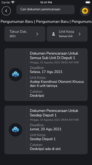 Morena - Mobile Perencanaan Screenshot