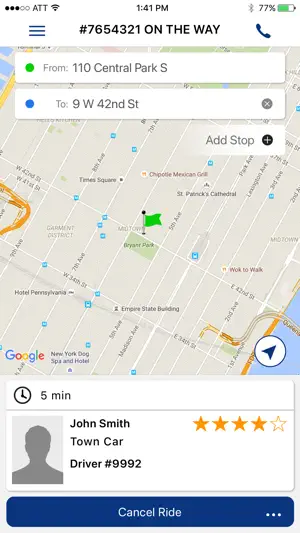 440 Car Service Black Inc screenshot 4