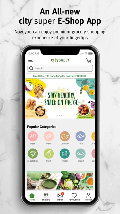 city’super E-Shop Screenshot