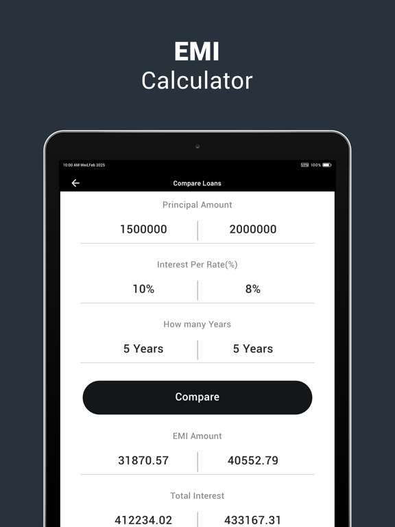 Screenshot #6 pour EMI Calculator : Calculate GST