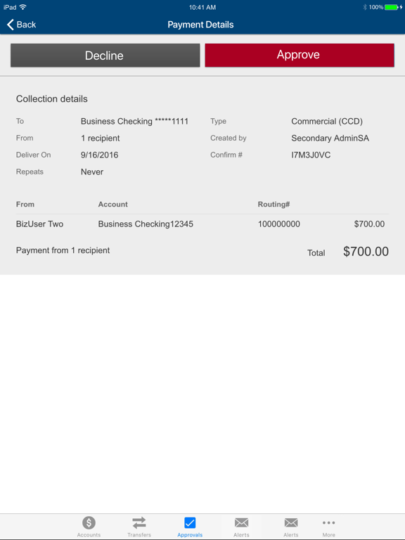 Screenshot #5 pour AmeriCU Credit Union Business