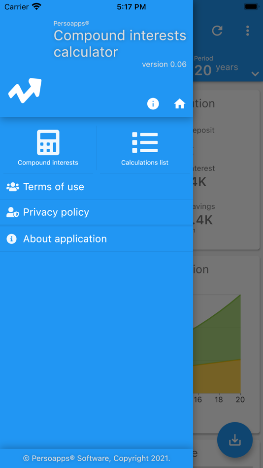 #6. Compound interests calculator (iOS) Por: FRANCOIS GUERIN