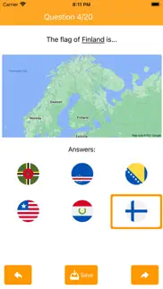flags quiz pro with maps iphone screenshot 1