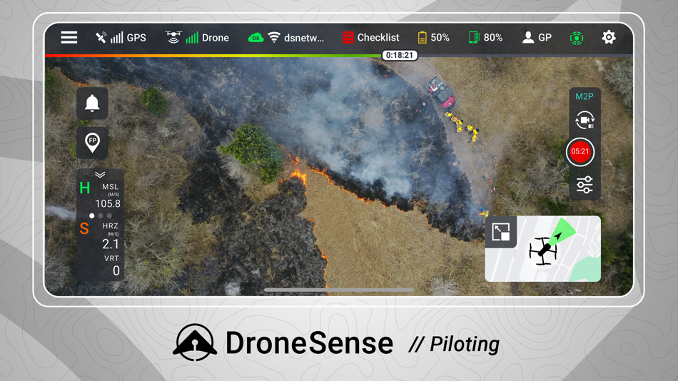 #1. DroneSense (iOS) 由: DroneSense INC