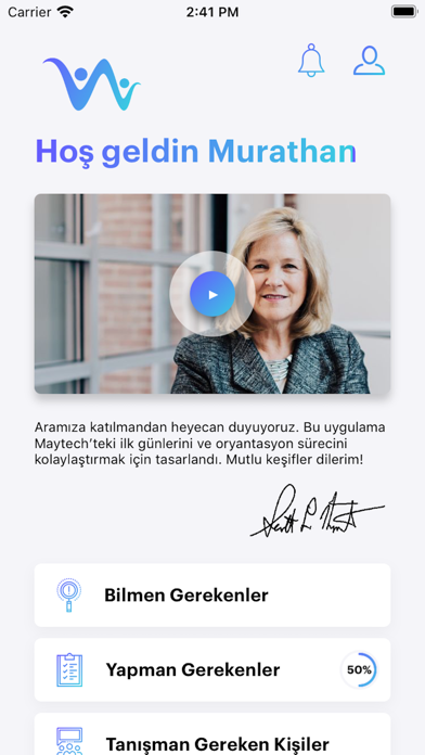 Screenshot #1 pour WELCALM – Dijital Oryantasyon