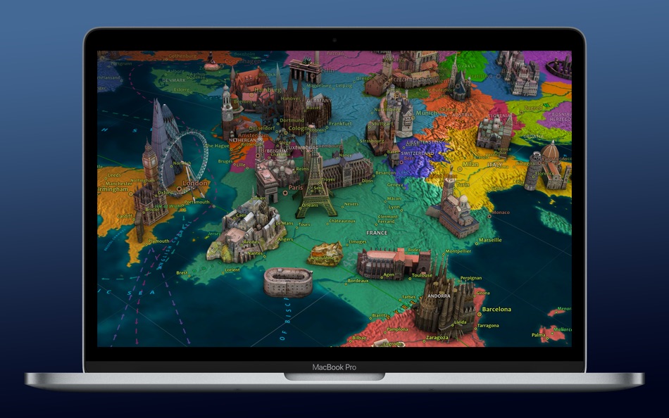 #2. Earth 3D (macOS) Ved: 3Planesoft