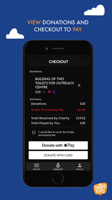 Street Kids Direct • Donor Screenshot