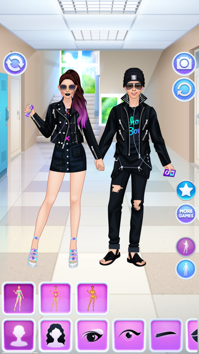 High School Couple Makeover Screenshot