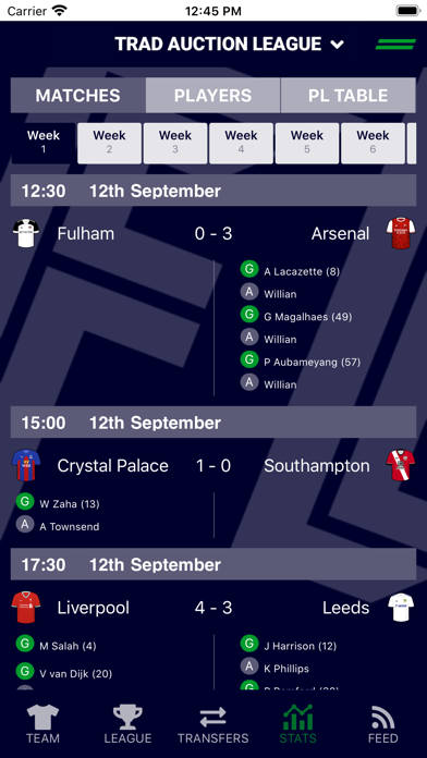 Fantasy League Screenshot