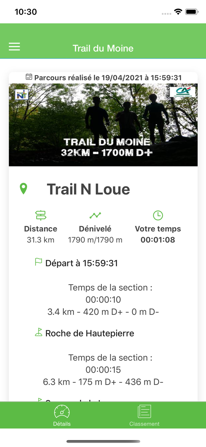 Trail Aventures Chrono