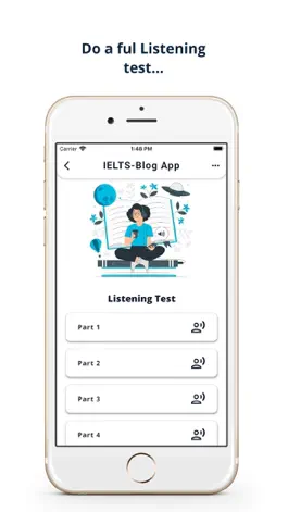 Game screenshot IELTS-Blog App for practice apk