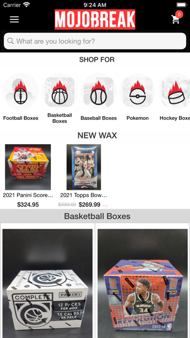 MojoBreak Shop Screenshot