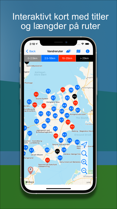 Vandreruter i Danmark Screenshot