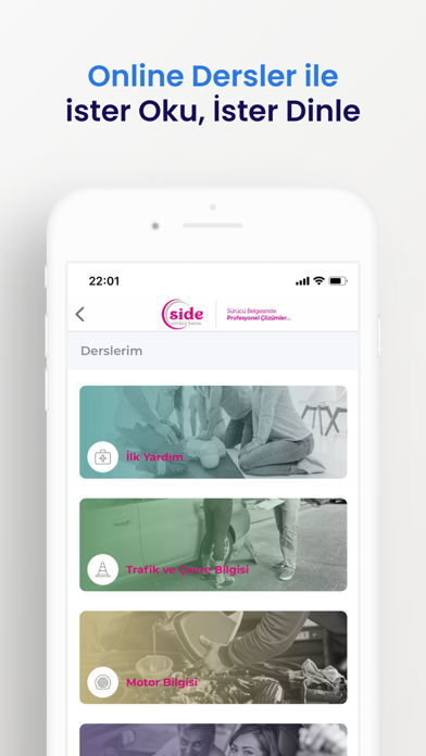 Side Sürücü Kursu Screenshot