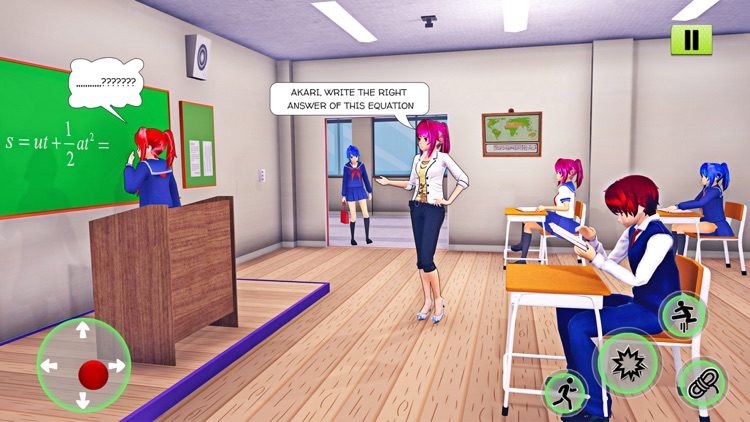 Anime School Girl Life Sim 3D screenshot-6