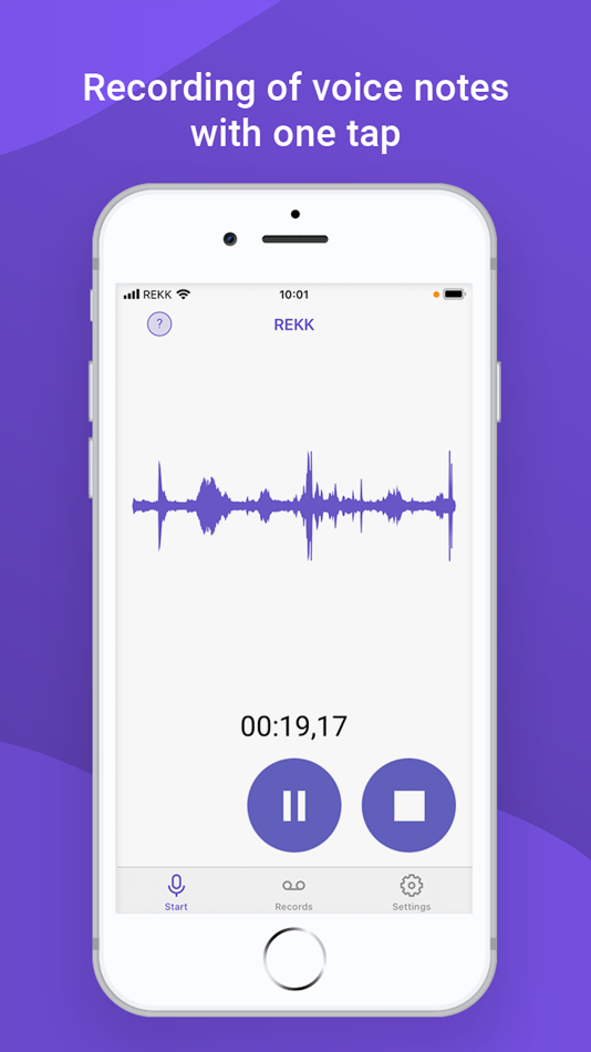 #3. REKK - Voice Recorder (iOS) 由: CLEVERCONTROL LLC