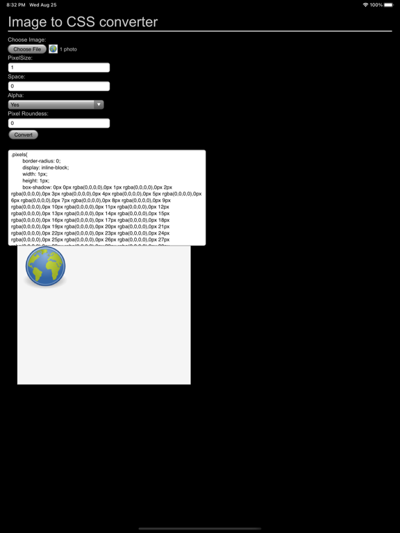 Screenshot #6 pour IMG2CSS