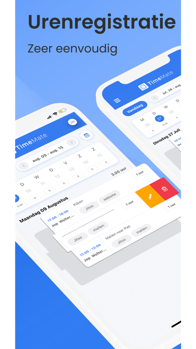 TimeMate - Urenregistratie Screenshot