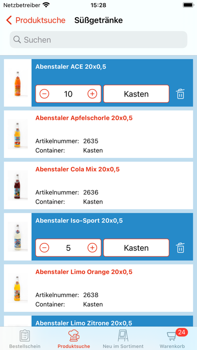 Hörl Getränke Shop Screenshot
