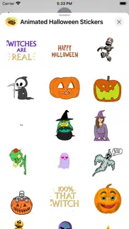 How to cancel & delete animated halloween stickers 1