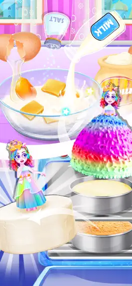 Game screenshot Unicorn Princess Cake apk