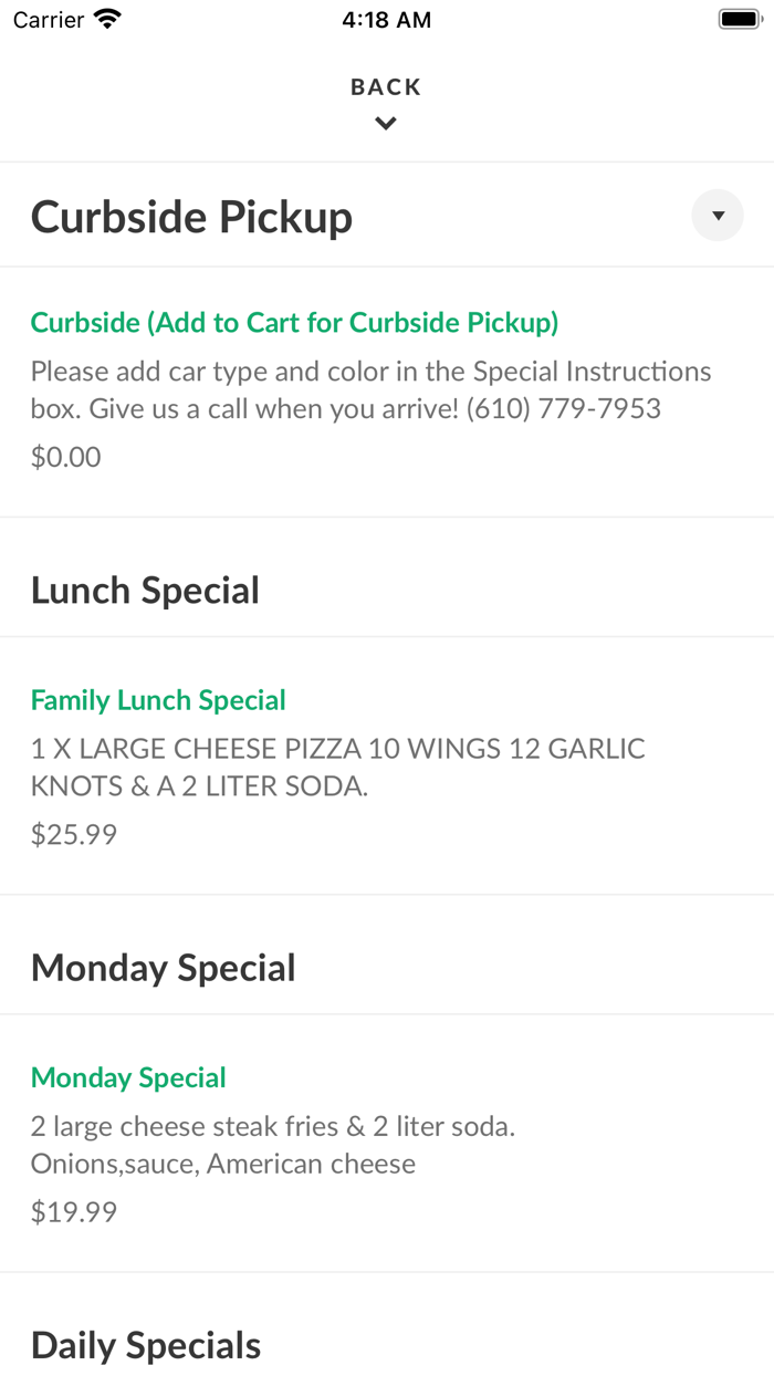 Sophias Italian Restaurant