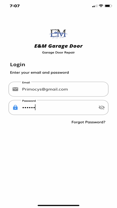 E&M Garage Door Screenshot 3 - AppWisp.com