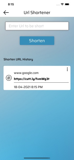 URL Shortener App on the App Store
