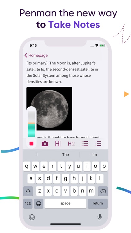 Penman Voice to text note app