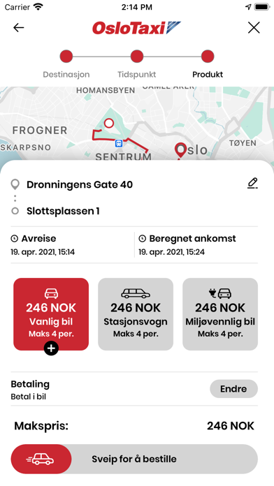 Oslo Taxi Screenshot