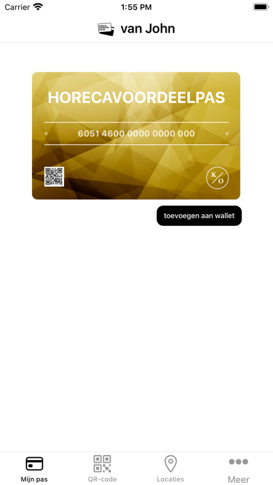 HorecaVoordeelPas Screenshot