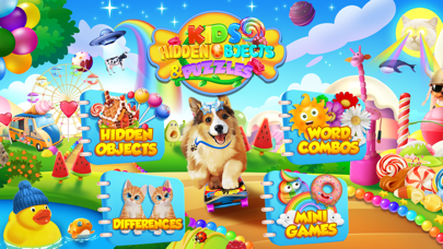 Kids Hidden Objects & Puzzles screenshot 1