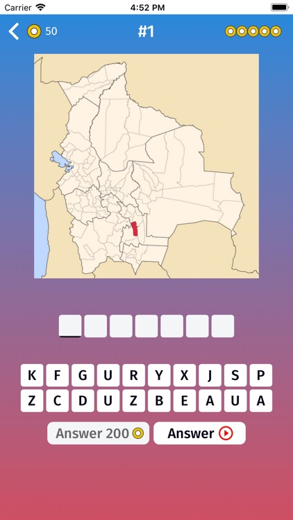 Bolivia: Provinces Map Quiz