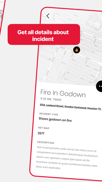 Houston Incident Alerts Screenshot