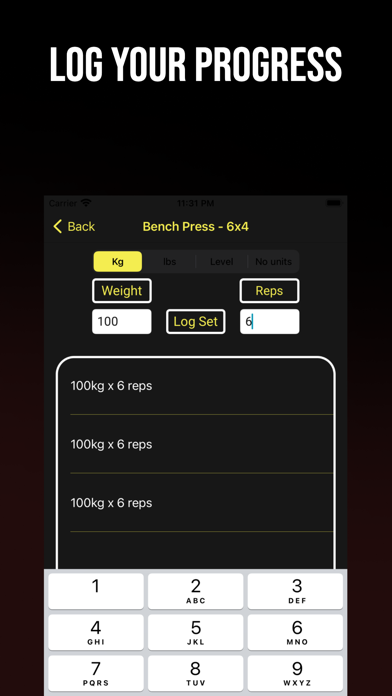 The Fitness Dictionary Screenshot