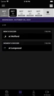 high point u athletics iphone screenshot 2