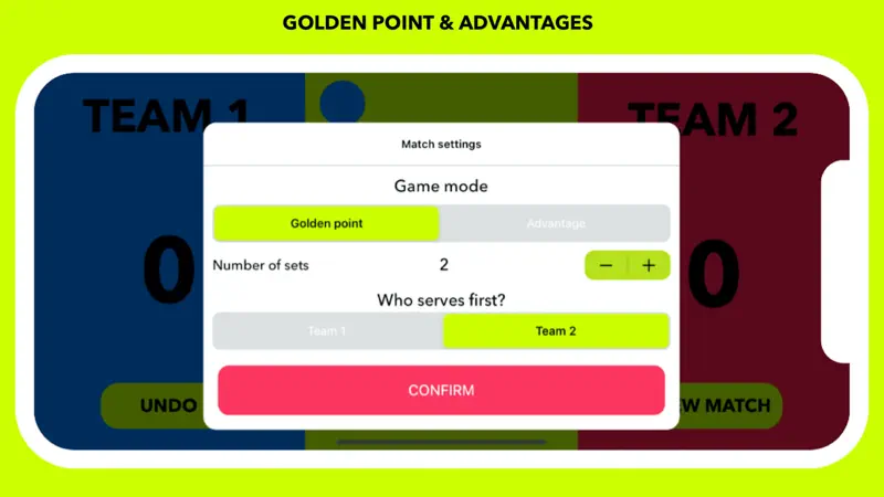 Padel Score Keeper screenshot 2 of 2